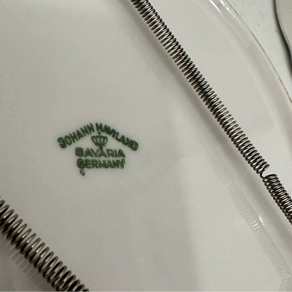 Vintage Johann Haviland Bavaria Germany Docorative Bird 10” Plates Set RARE - Picture 7 of 11